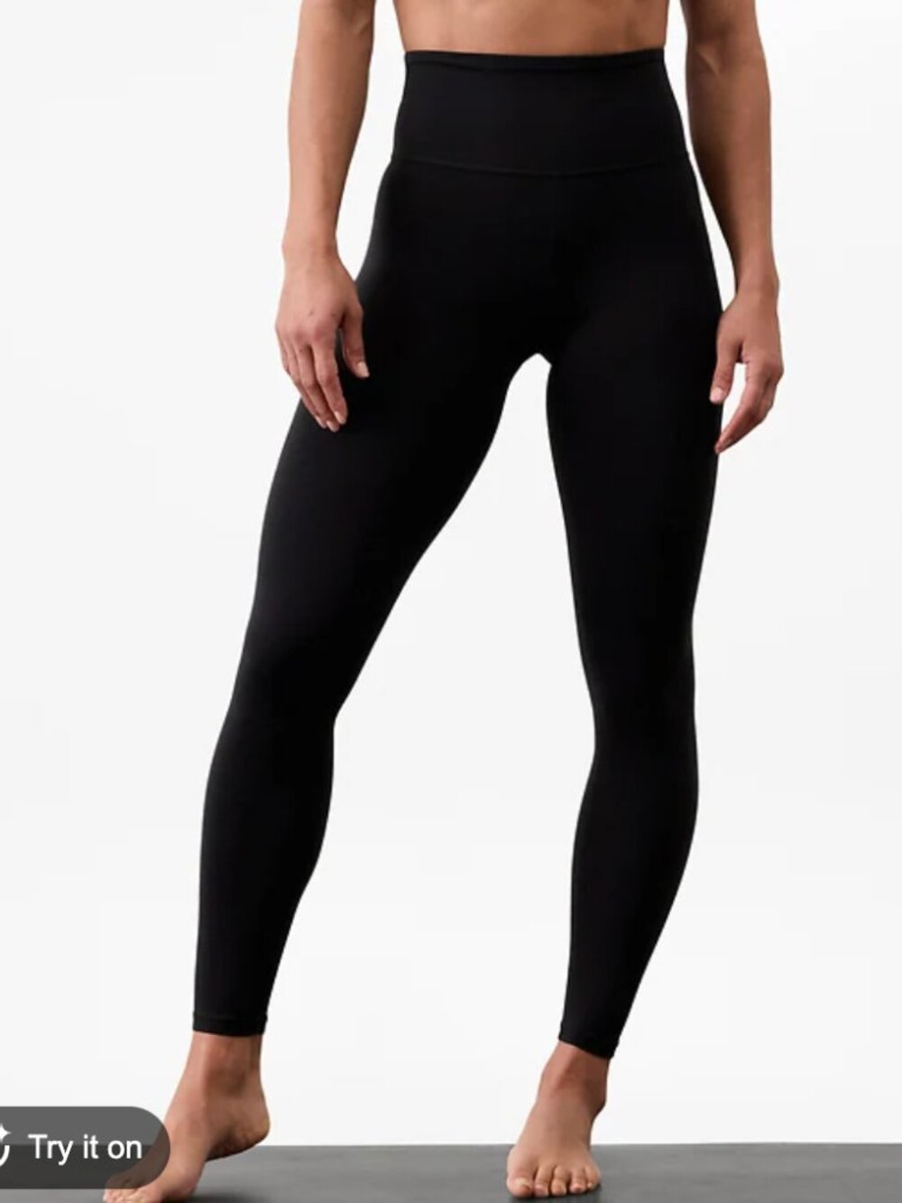Athleta Women's Ultra High Rise Elation Tight Full Length Black Size Medium
